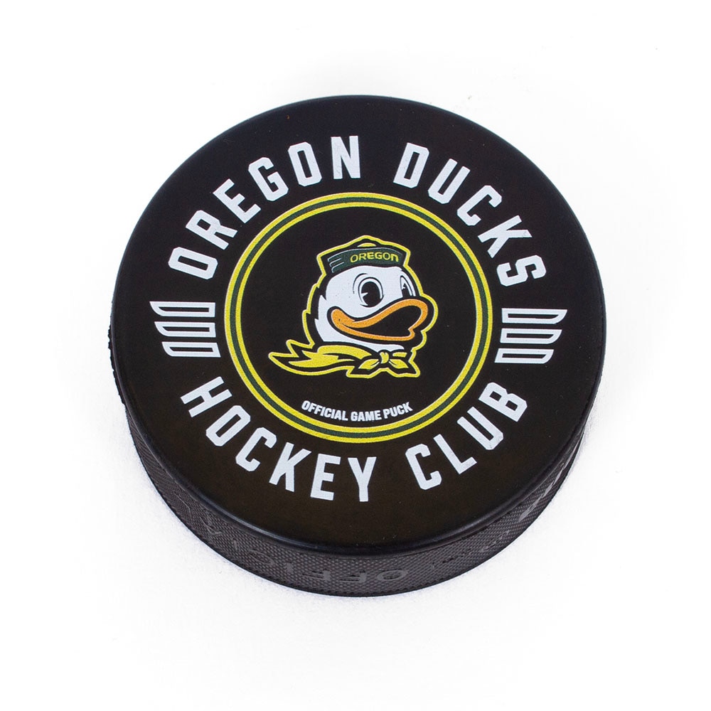 Ducks Spirit, Black, Sports Equipment, Sports, Hockey, UO Ducks Hockey, Official Size, Club, Puck, 1026395